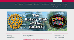 Desktop Screenshot of bronxrotaryclub.org